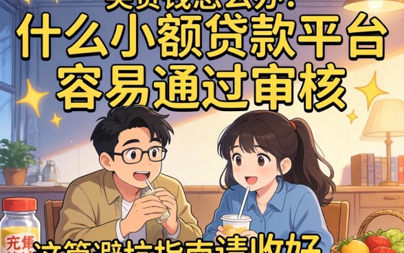 急需用钱怎么办？什么小额贷款平台容易通过审核？这篇避坑指南请收好