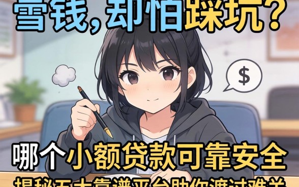 急需用钱却怕踩坑？哪个小额贷款可靠安全？揭秘五大靠谱平台助你渡过难关