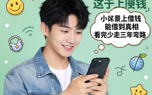 18岁手机上借钱能借到的真相，看完少走三年弯路
