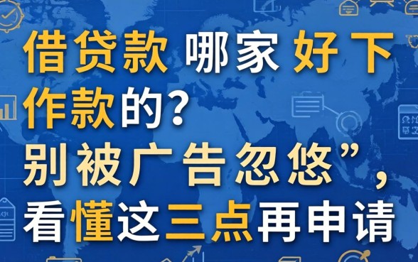 网上借款哪家好下款的？别被广告忽悠，看懂这三点再申请