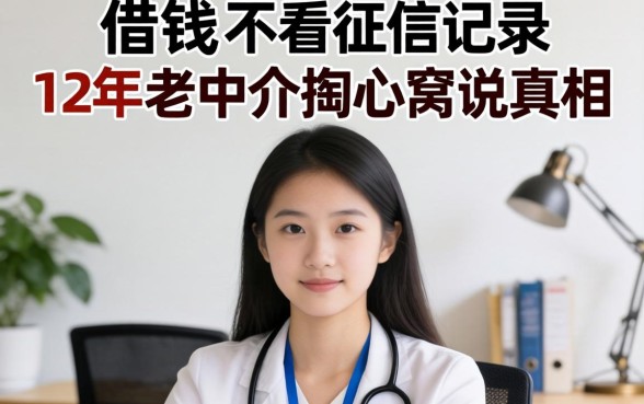 什么软件好借钱不看征信记录的?12年老中介掏心窝说真相