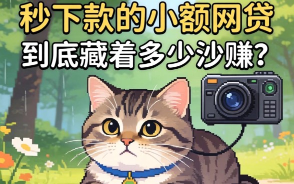 那些号称秒下款的小额网贷,到底藏着多少猫腻?