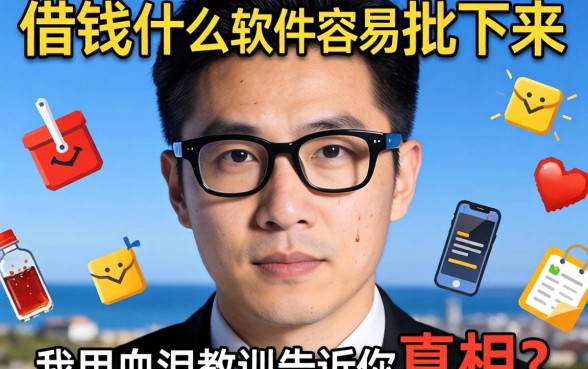 网上借钱什么软件容易批下来？我用血泪教训告诉你真相