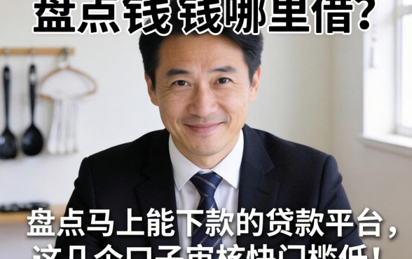 急需用钱哪里借？盘点马上能下款的贷款平台，这几个口子审核快门槛低！