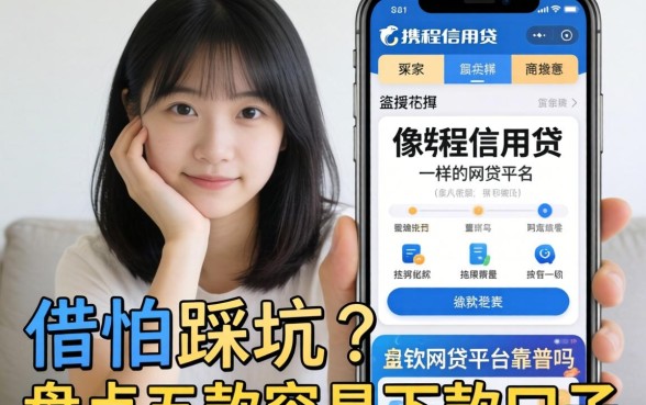 手头紧想借钱却怕踩坑？像携程信用贷app一样的网贷平台靠谱吗？盘点五款容易下款的口子