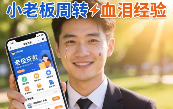 类似阳光贷的贷款软件：小老板周转的血泪经验