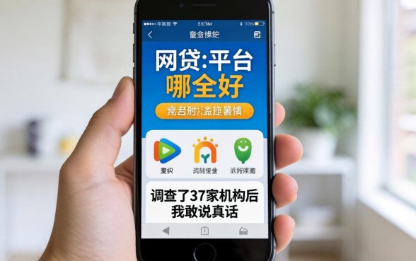 手机网贷的平台哪个好？调查了37家机构后我敢说真话