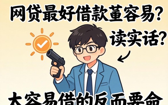 什么网贷最好借款最容易？说实话，太容易借的反而要命
