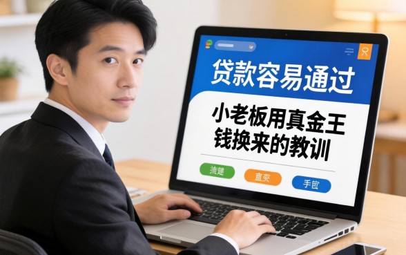 网上哪个贷款容易通过?小老板用真金白银换来的教训