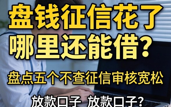 急需用钱征信花了哪里还能借？盘点五个不查征信审核宽松的放款口子
