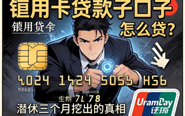 不用银行卡的贷款口子怎么贷？我潜伏三个月挖出的真相