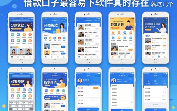 我试了十几个平台，发现小额贷款能拿到钱的其实就这几个，借款口子最容易下软件真的存在吗