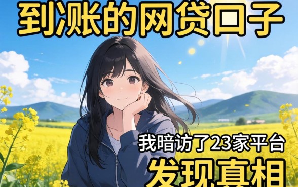 当天能到账的网贷口子:我暗访了23家平台,发现真相很扎心
