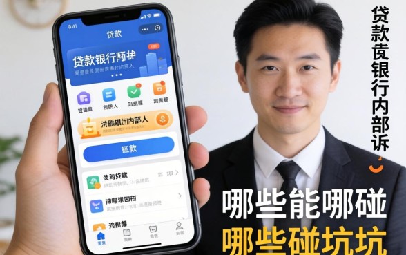 手机有什么软件可以贷款？银行内部人告诉你哪些能碰哪些是坑