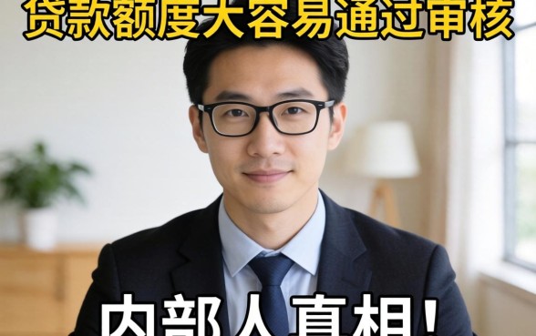 哪个贷款额度大容易通过审核？内部人告诉你真相
