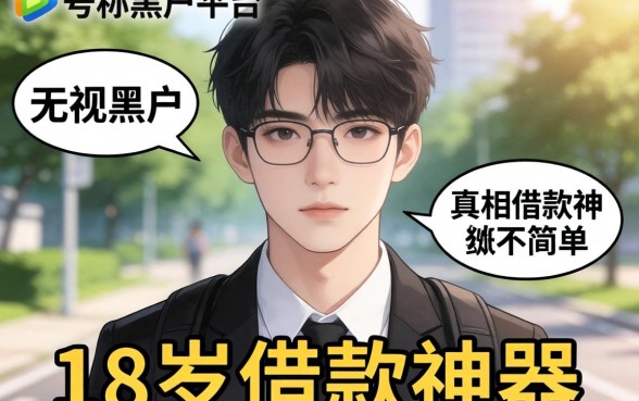 我试了那些号称无视黑户的平台,发现18岁借款神器的真相并不简单
