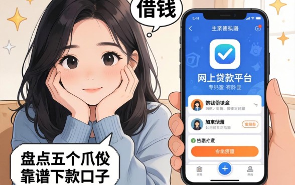 手头紧想借钱?手机app网上贷款平台有哪些?盘点五个靠谱下款口子