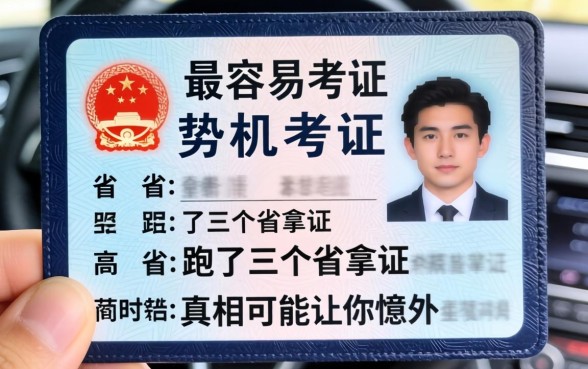 哪个省的驾照最容易考？我跑了三个省拿证，真相可能让你意外