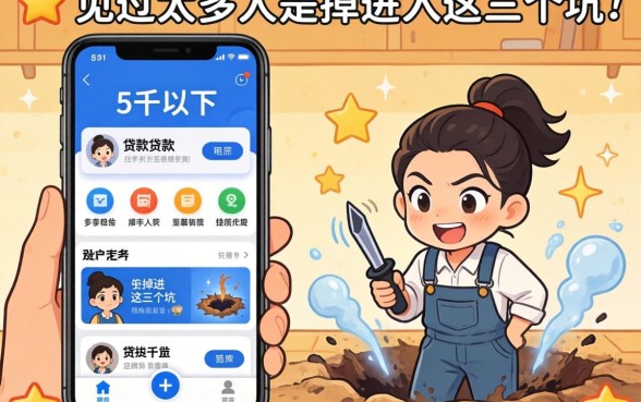 借2千以下的贷款app，我见过太多人掉进这三个坑