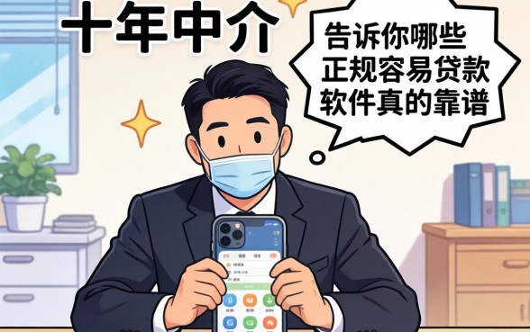 做了十年中介,告诉你哪些正规容易贷款的软件真的靠谱