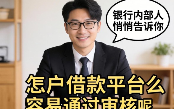 黑户借款平台怎么容易通过审核呢？银行内部人悄悄告诉你