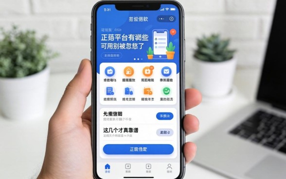 借款正规平台有哪些软件可以用?别被忽悠了,这几个才真靠谱