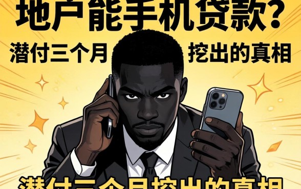 黑户能通过的手机贷款?我潜伏三个月挖出的真相