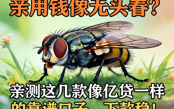 急用钱像无头苍蝇?亲测这几款像亿贷一样的靠谱口子,下款稳!