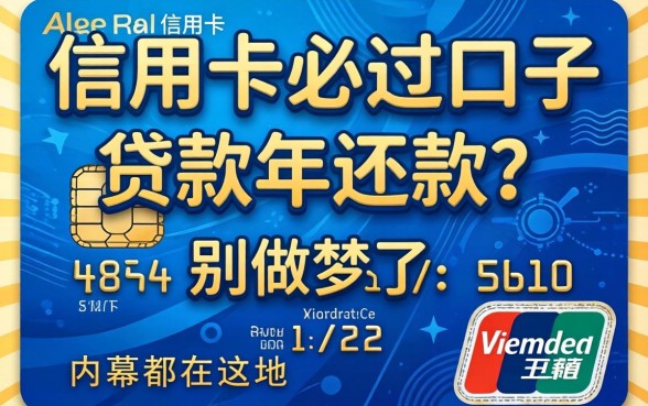 凭信用卡必过口子贷款2026年还款？别做梦了，内幕都在这
