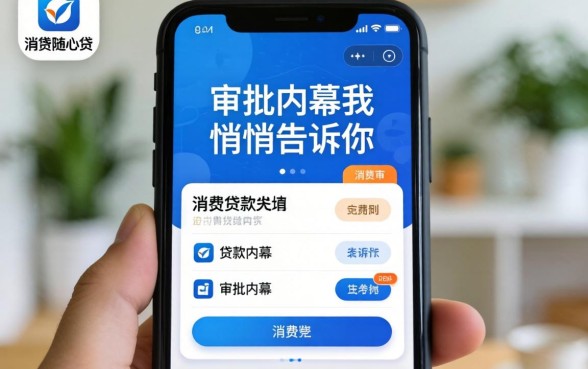 那些像消费随心贷app一样的贷款软件，审批内幕我悄悄告诉你