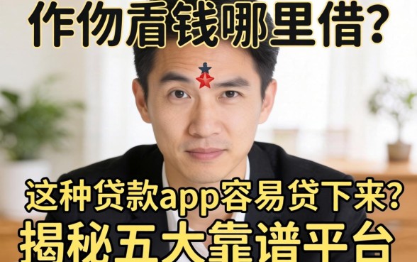 急需用钱哪里借?哪种贷款app容易贷下来?揭秘五大靠谱平台助你解燃眉之急