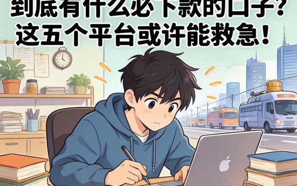 急需用钱四处碰壁?到底有什么必下款的口子?这五个平台或许能救急!