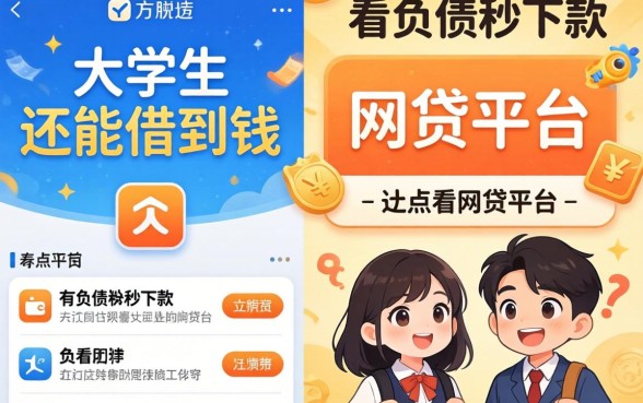 我试了大学生还能借到钱的平台和不看负债秒下款的网贷平台，结果有点意外