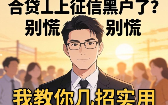 小贷上征信黑户了?别慌,我教你几招实用的