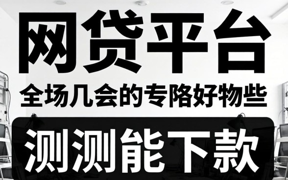 无视黑白的网贷平台有哪些？整理几个实测能下款的口子