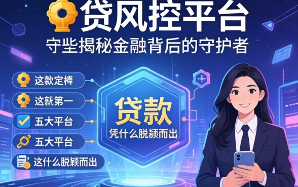 贷款风控平台有哪些？揭秘金融背后的守护者，这五大平台凭什么脱颖而出？