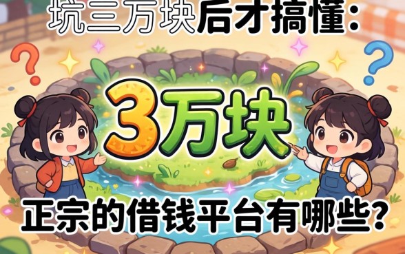 被坑三万块后才搞懂：正宗的借钱平台有哪些？