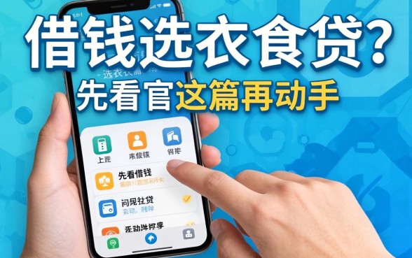 手机借钱选衣食贷？先看完这篇再动手