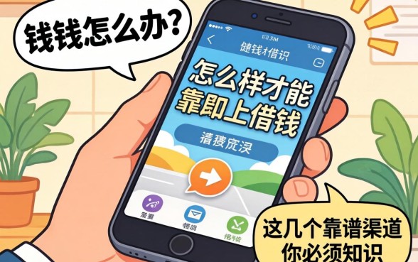 急需用钱怎么办？怎么样才能手机上借钱？这几个靠谱渠道你必须知道