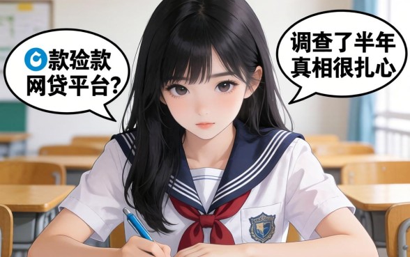 学生能下款的网贷平台？我调查了半年，真相很扎心