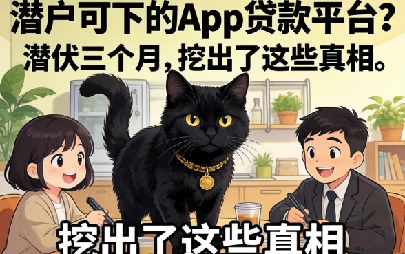 黑户可下的app贷款平台?我潜伏三个月,挖出了这些真相