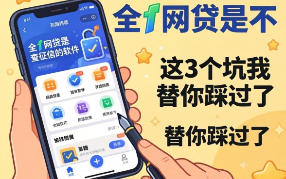 揭秘有哪些网贷是不查征信的软件,这3个坑我替你踩过了