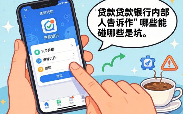 手机有什么软件可以贷款？银行内部人告诉你哪些能碰哪些是坑