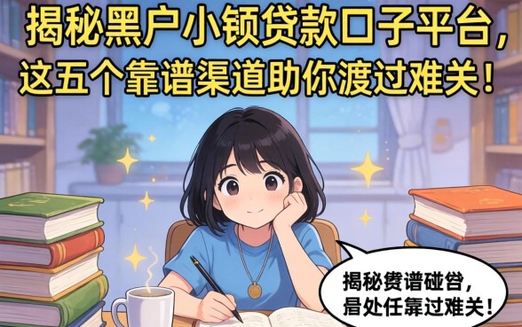 急需用钱却四处碰壁？揭秘黑户小额贷款口子平台，这五个靠谱渠道助你渡过难关！