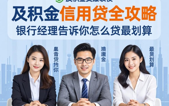 公积金信用贷全攻略：银行经理告诉你怎么贷最划算