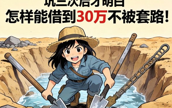 被坑三次后才明白：怎样能借到30万不被套路