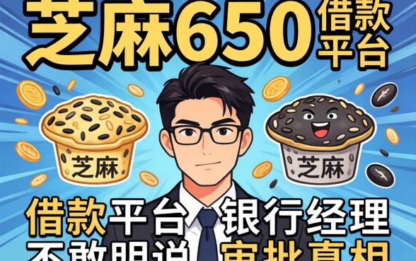 芝麻650分的借款平台:银行经理不敢明说的审批真相