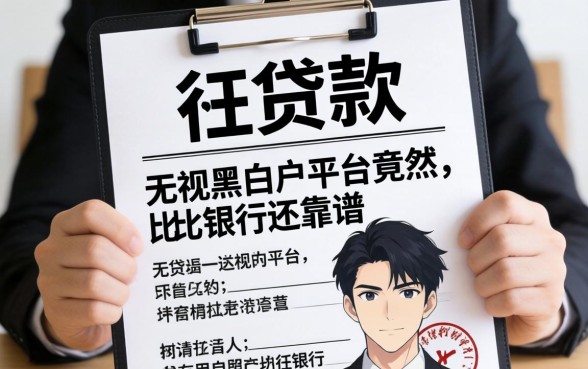我拿着保单去贷款，发现无视黑白户的平台竟然比银行还靠谱