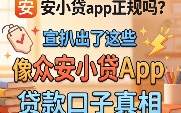 众安小贷app正规吗？我扒出了这些像众安小贷app一样的贷款口子真相