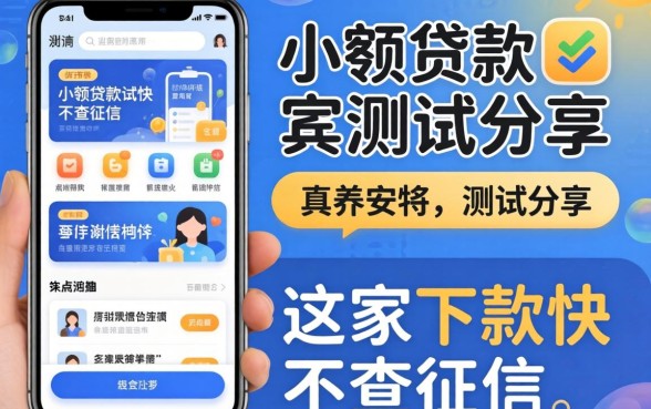 ios小额贷款app实测分享：这几家下款快不查征信